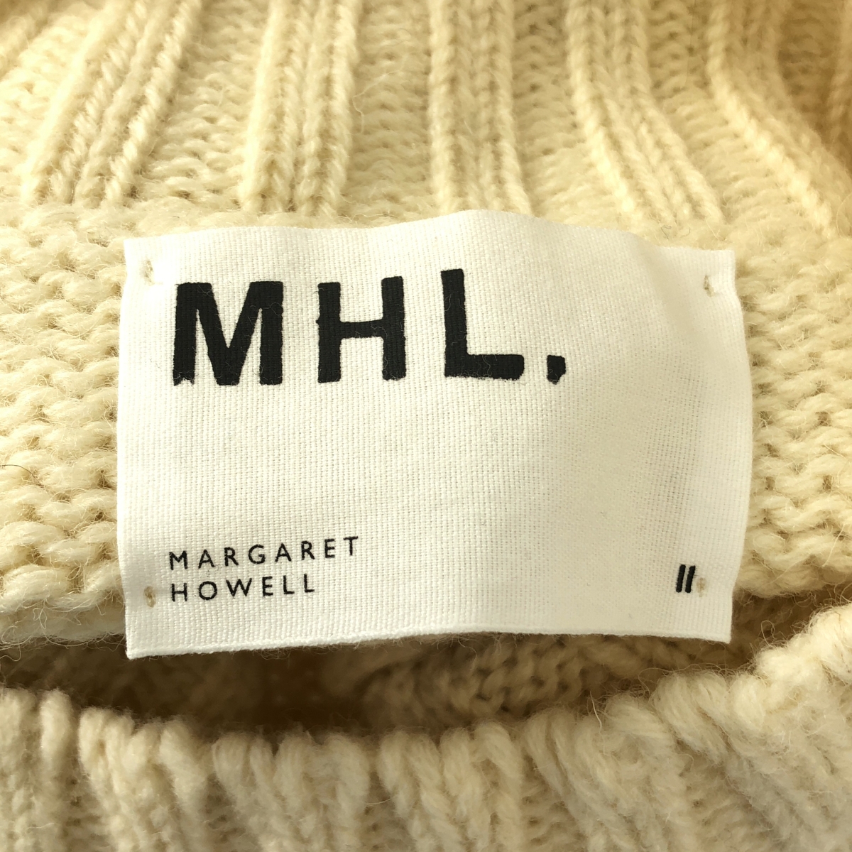 MHL. / エムエイチエルマーガレットハウエル BRITISH WOOL ブリティッシュ メリノウール ニット