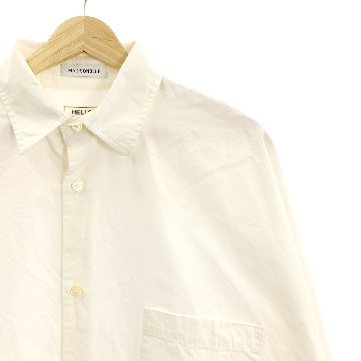 MADISON BLUE / マディソンブルー MADAME WASHED OUT SHIRT/ マダムウォッシュドアウト オーバー シャツ ブラウス