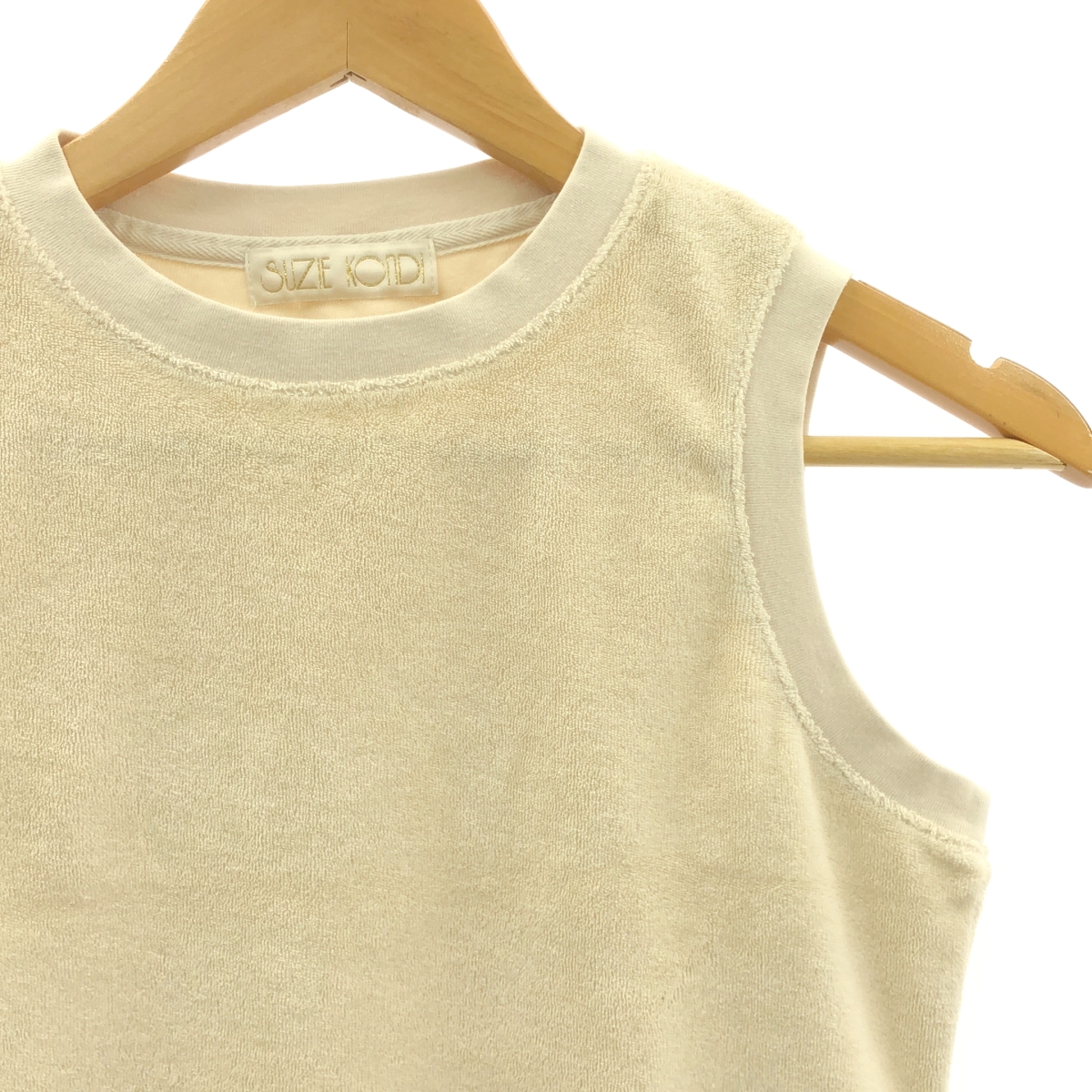 その他 パイル クルーネック タンクトップ