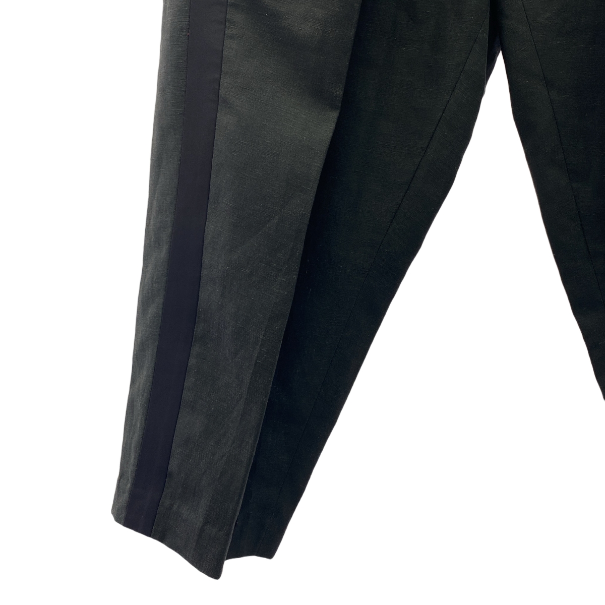 TOGA PULLA / トーガプルラ シャンブレーウール コンチョ サイドライン パンツ