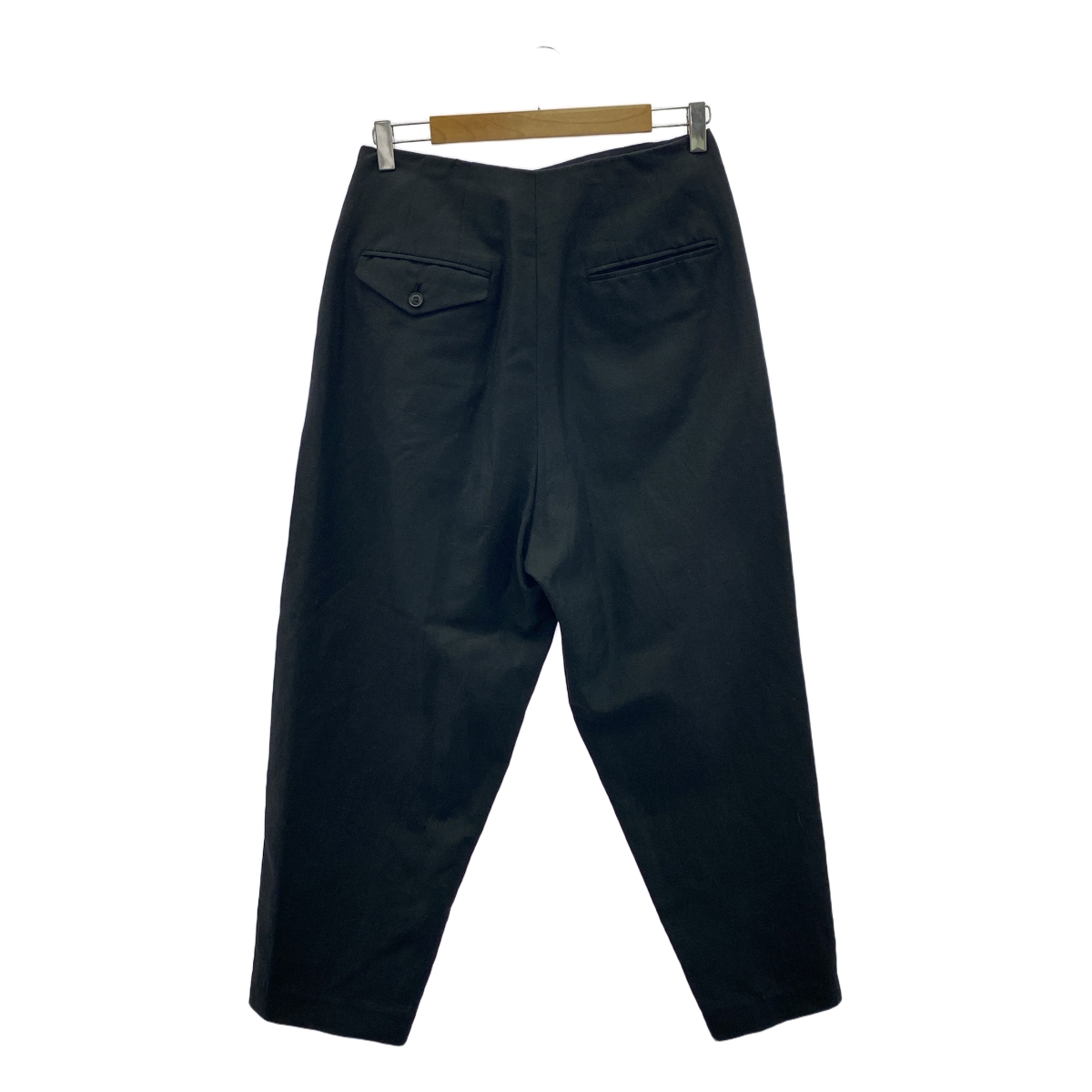 TOGA PULLA / トーガプルラ シャンブレーウール コンチョ サイドライン パンツ