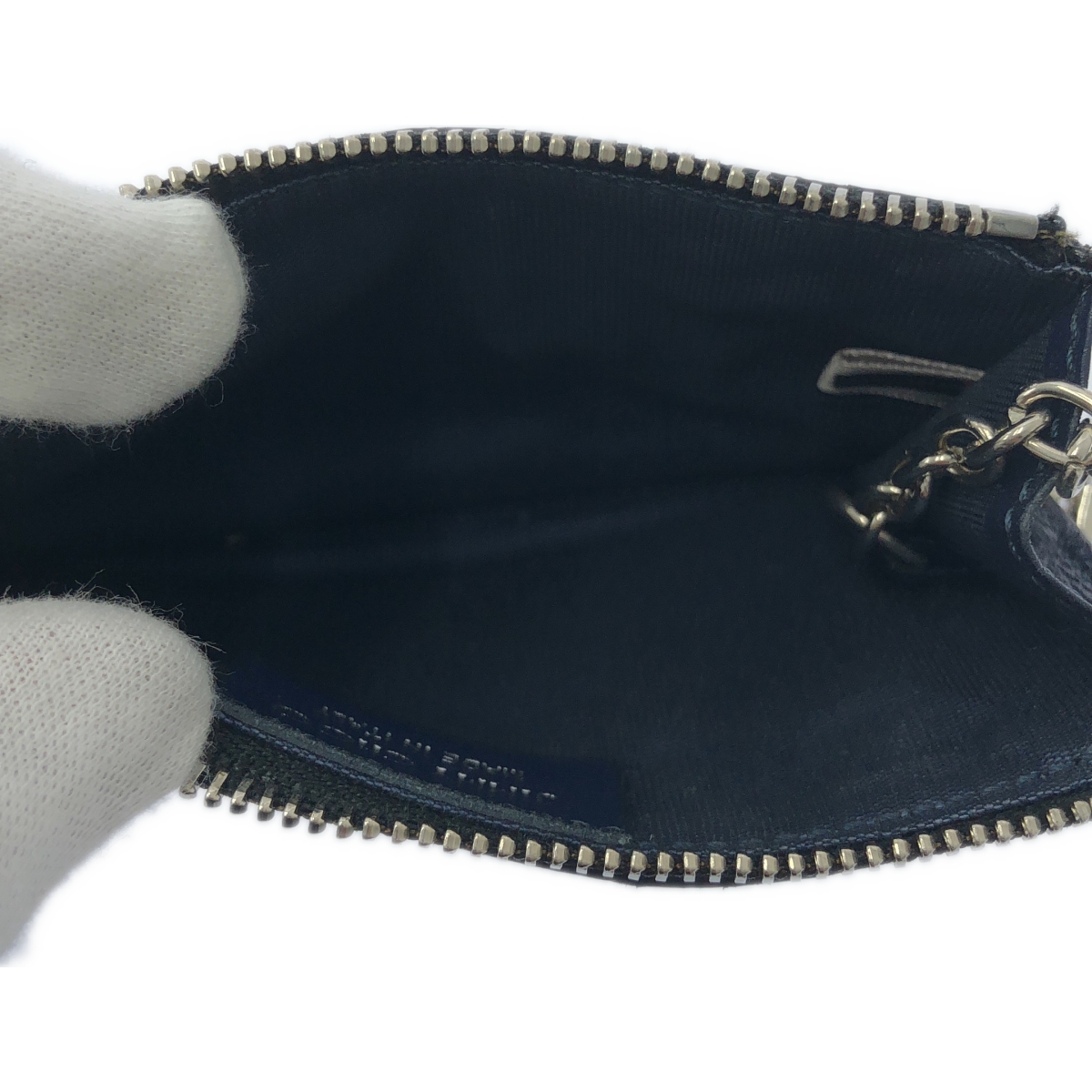 JIMMY CHOO / ジミーチュウ スタッズ コイン キーチェーン ケース