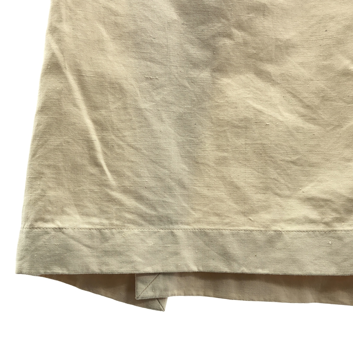 ISSEY MIYAKE / イッセイミヤケ コットン サイドスリット ロングスカート