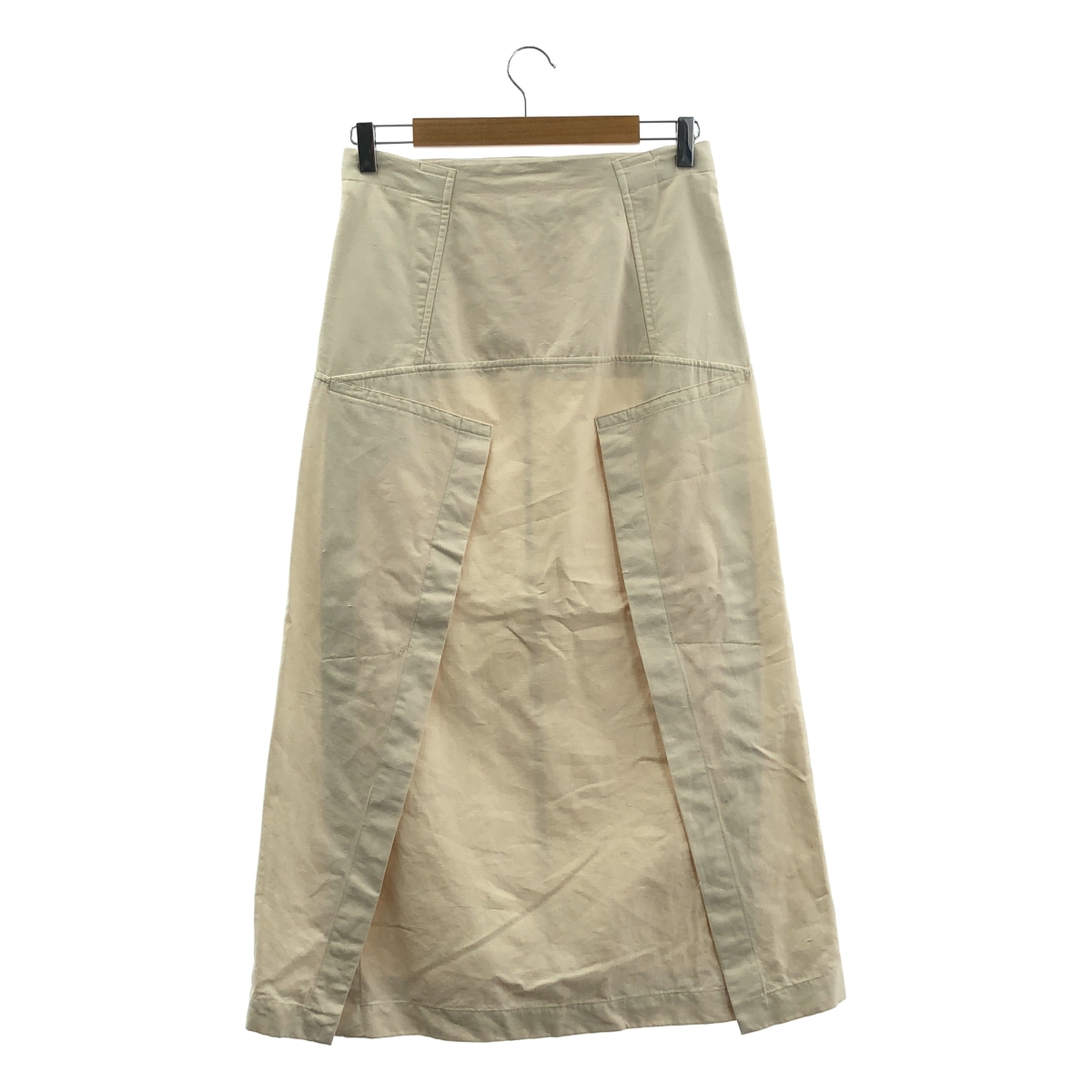 ISSEY MIYAKE / イッセイミヤケ コットン サイドスリット ロングスカート