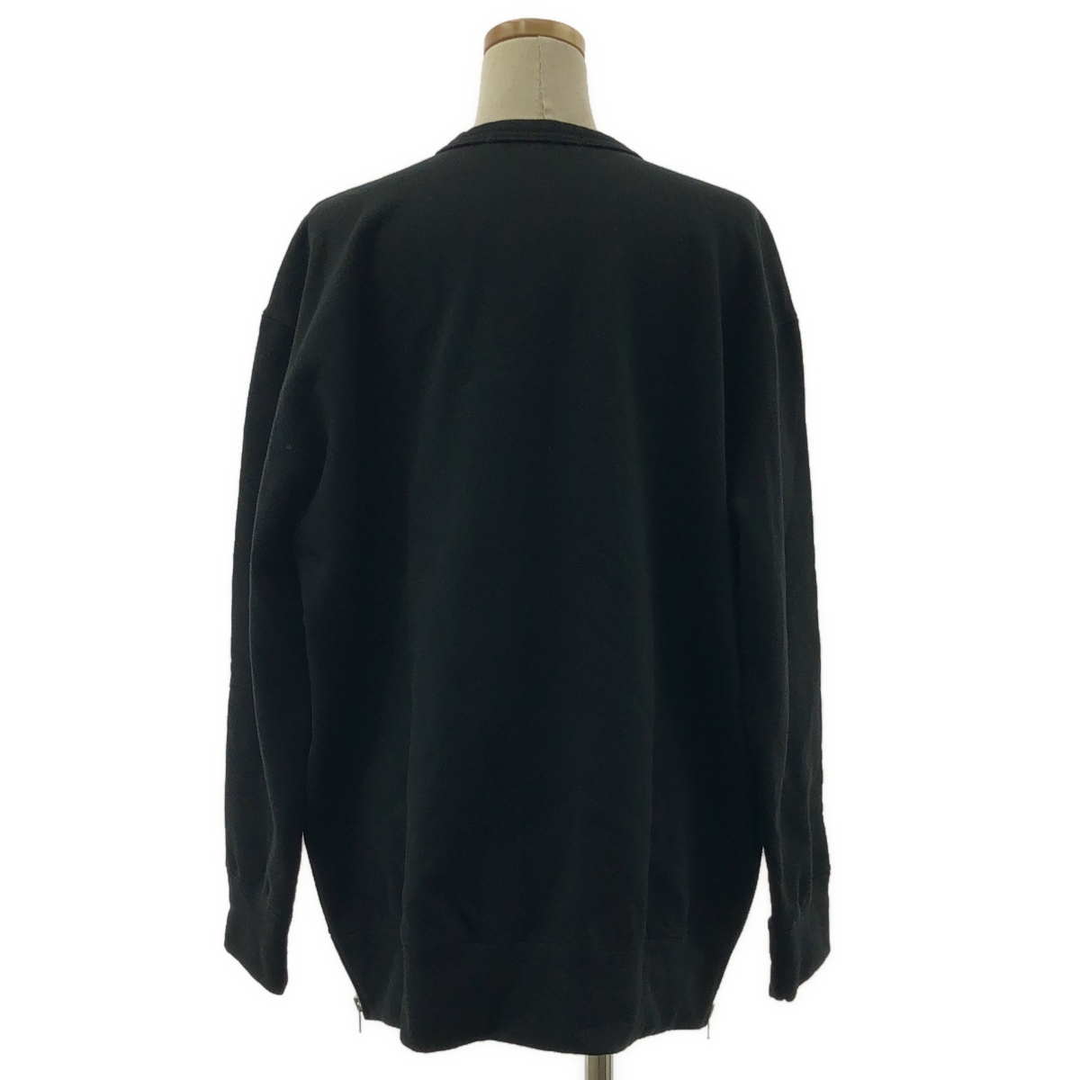 COMME des GARCONS COMME des GARCONS / コムコム コットン スリット サイドジップ オーバー スウェット トレーナー