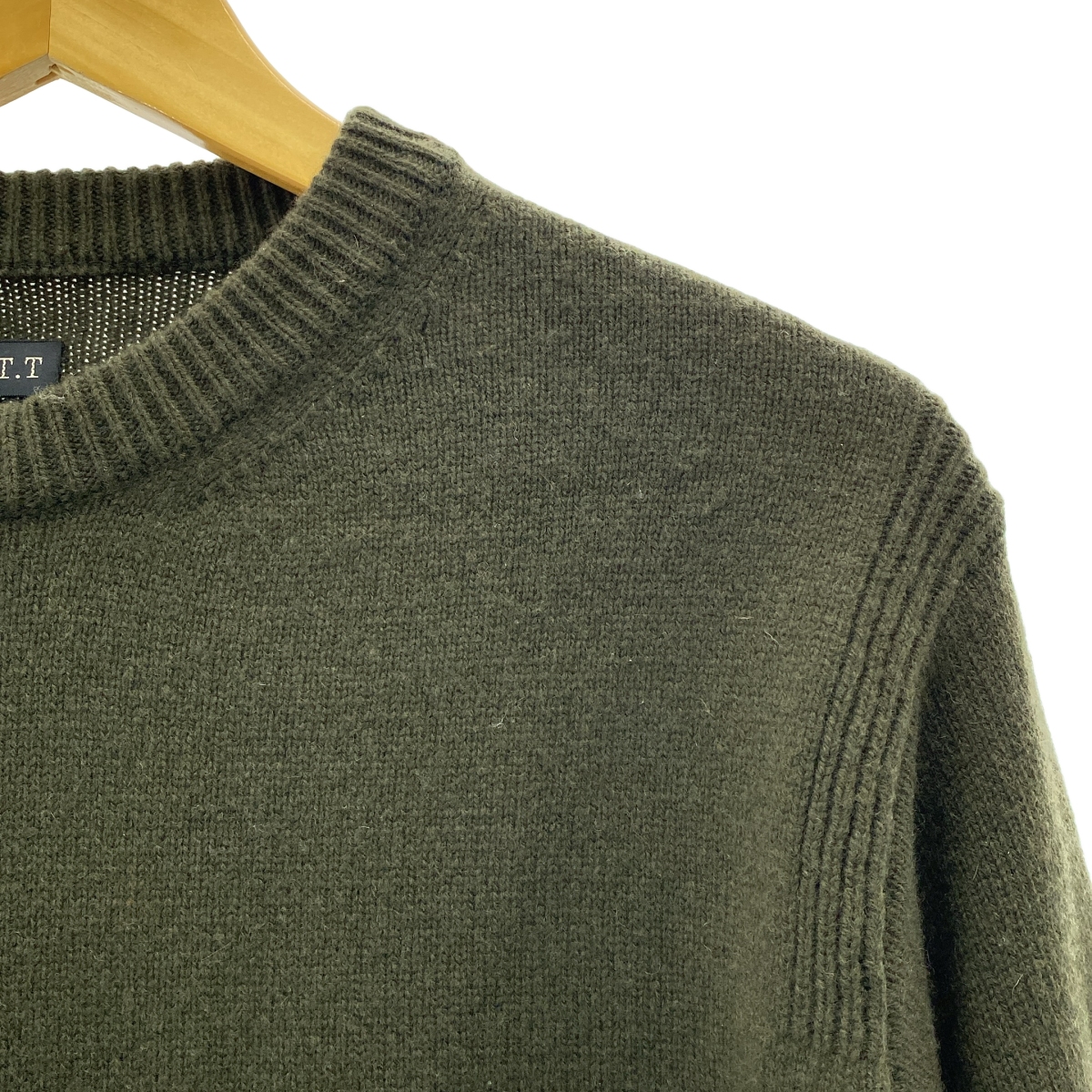 TAIGA TAKAHASHI / タイガタカハシ Lot.507 Athletic Crewneck Sweater / カシミヤ ブレンド プルオーバー ニット セーター