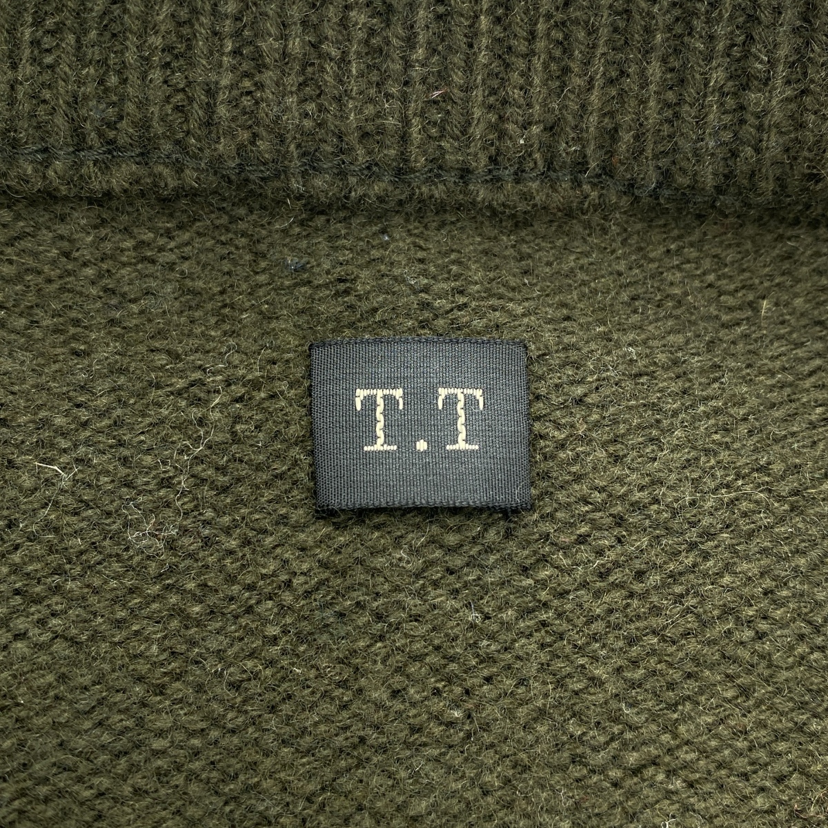 TAIGA TAKAHASHI / タイガタカハシ Lot.507 Athletic Crewneck Sweater / カシミヤ ブレンド プルオーバー ニット セーター