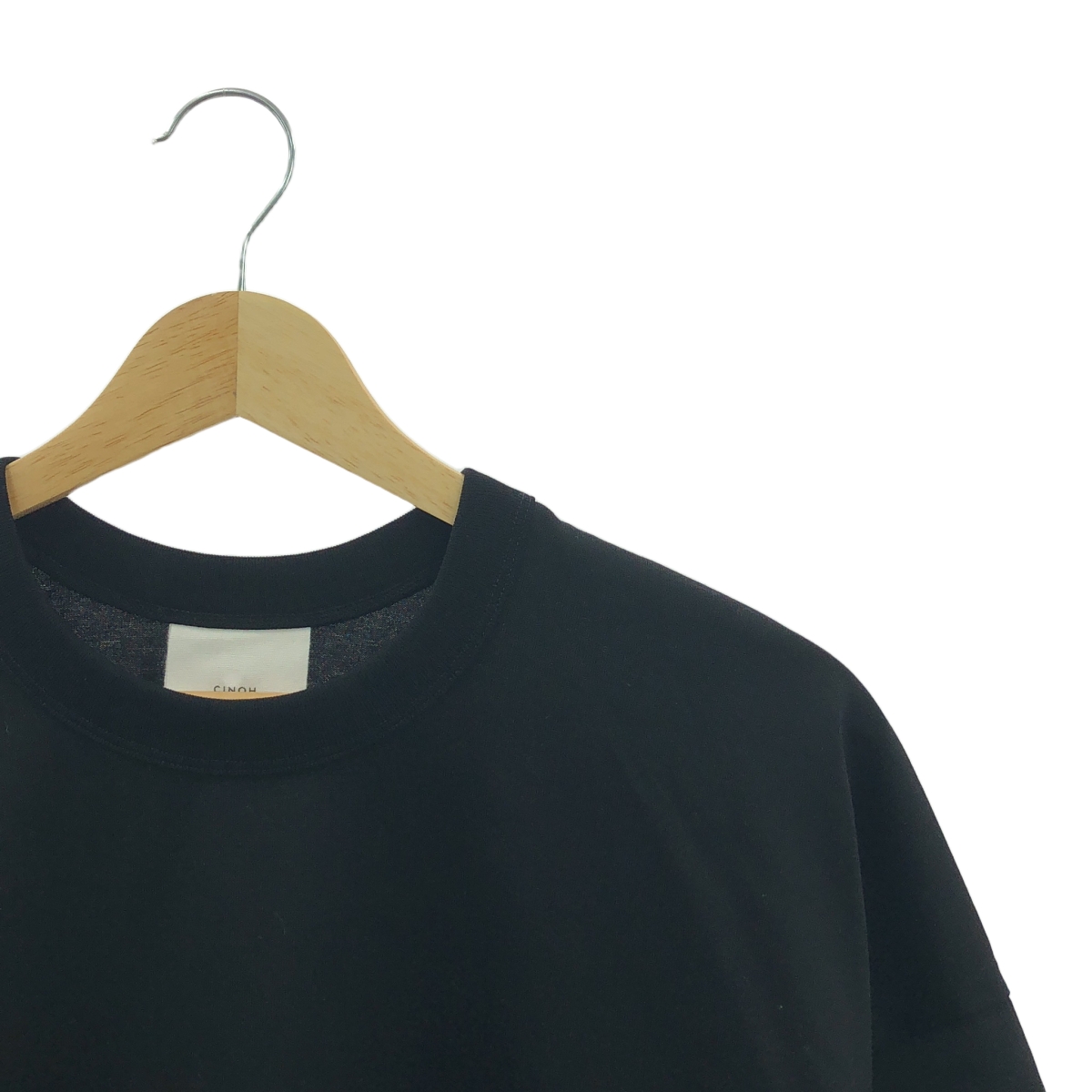 CINOH / チノ サイドジップ コットン Tシャツ