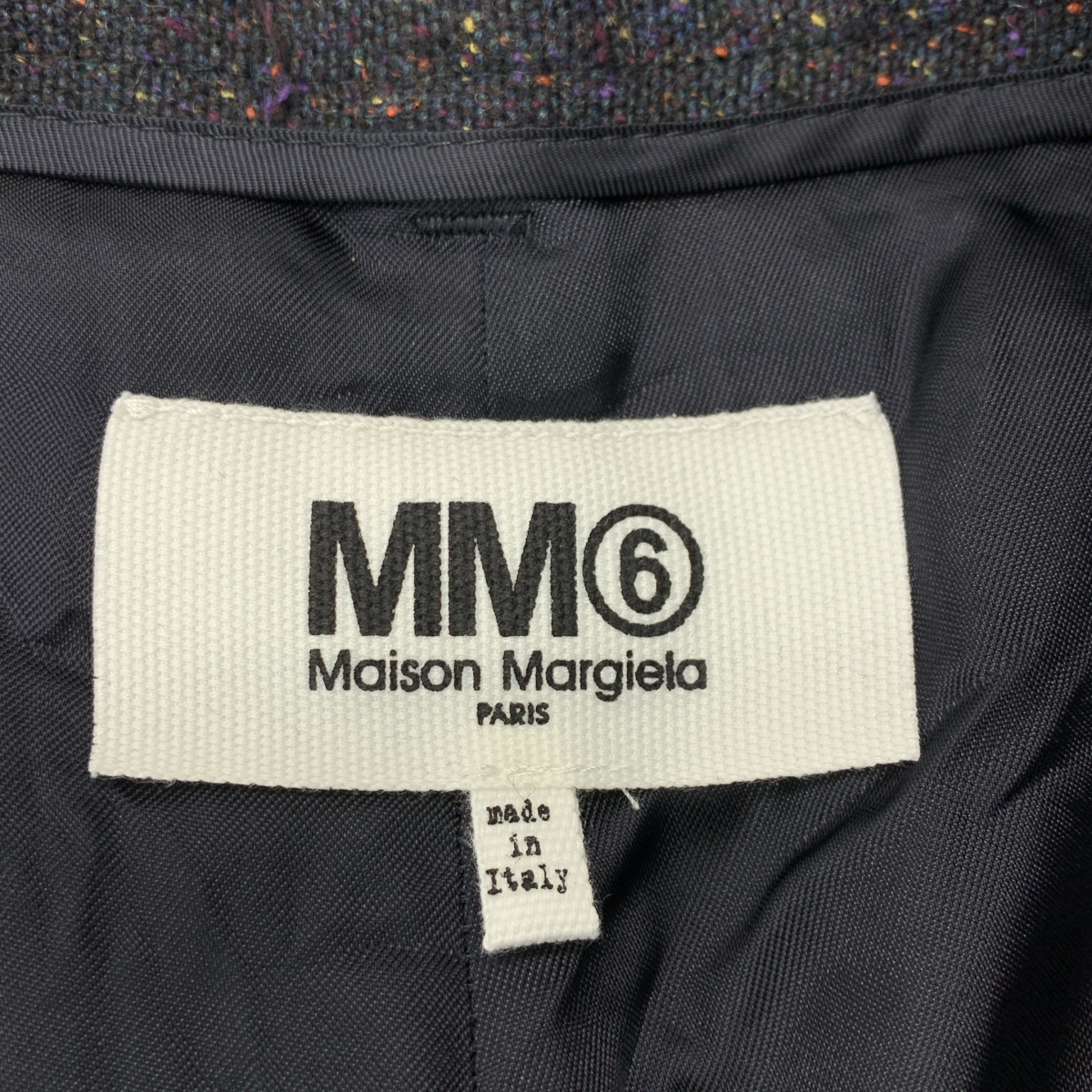 MM6 Maison Margiela / エムエムシックスメゾンマルジェラ ウール コットン ネップ インタックショートパンツ