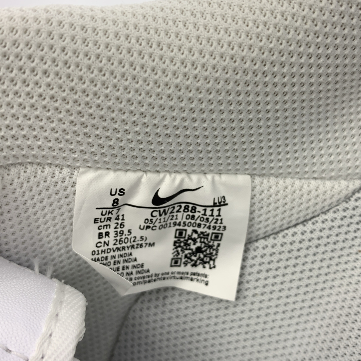 NIKE / ナイキ AIR FORCE 1 LOW '07 エア フォース1 ロー スニーカー