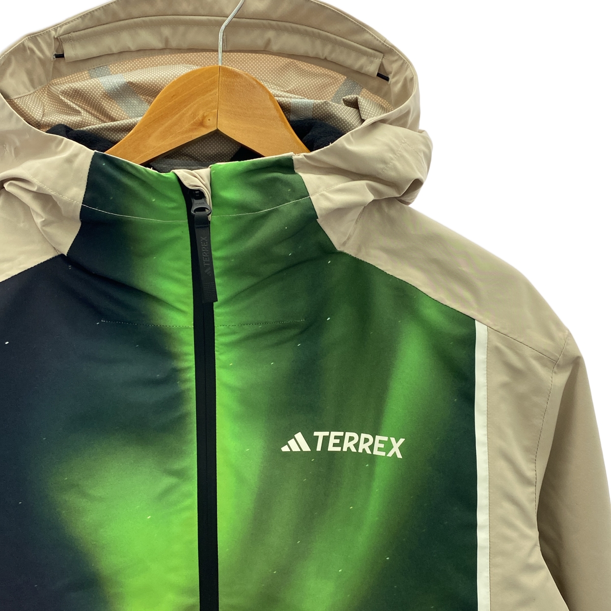 adidas / アディダス TERREX NAT.GEO R.RDY ライナー付き グラフィック プリント レインジャケット