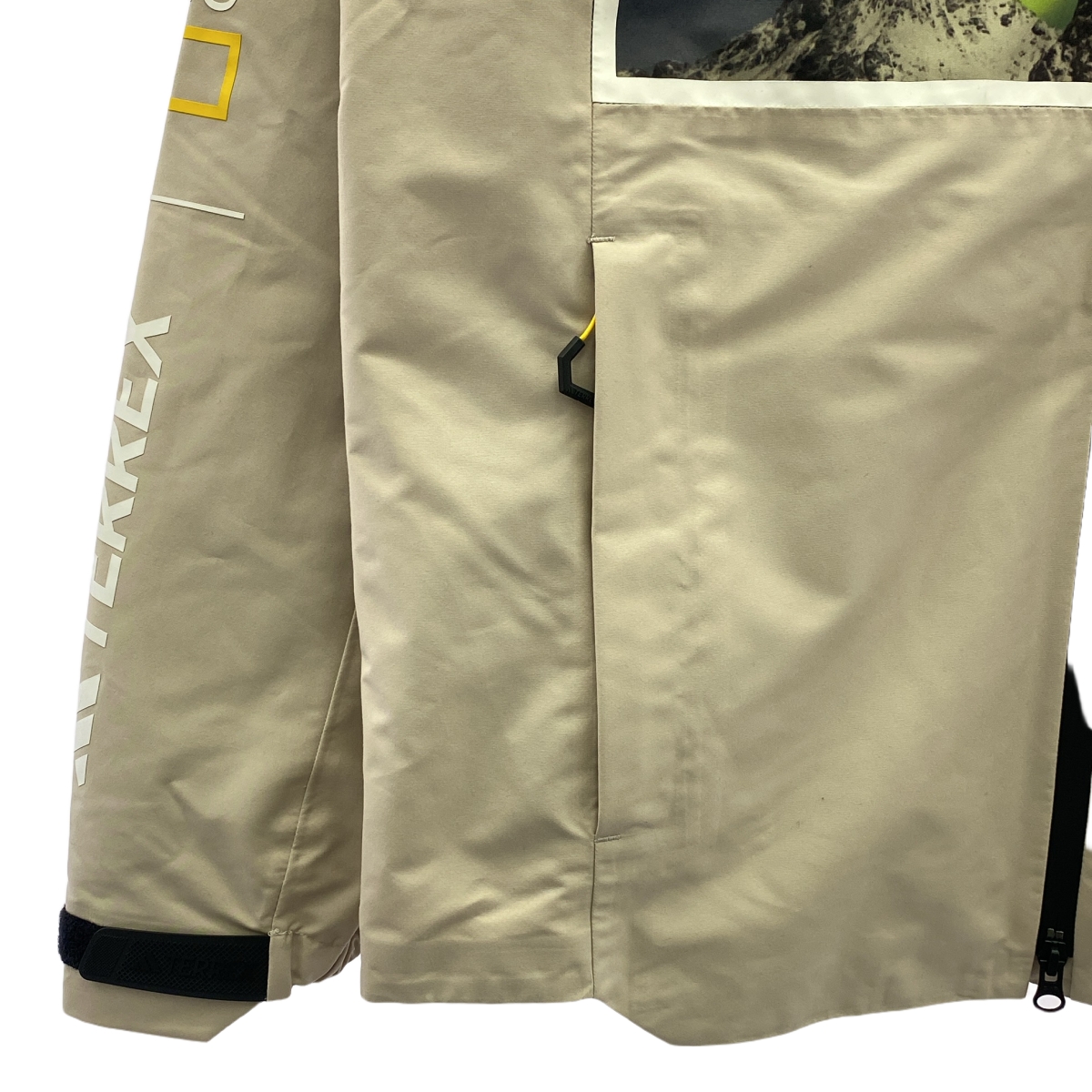 adidas / アディダス TERREX NAT.GEO R.RDY ライナー付き グラフィック プリント レインジャケット