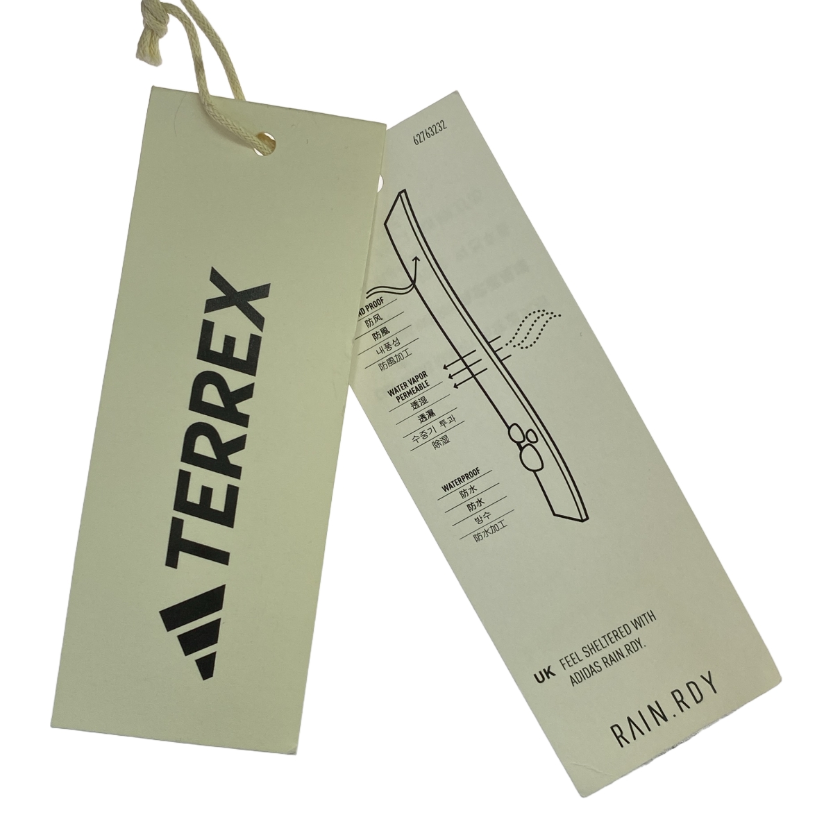 adidas / アディダス TERREX NAT.GEO R.RDY ライナー付き グラフィック プリント レインジャケット