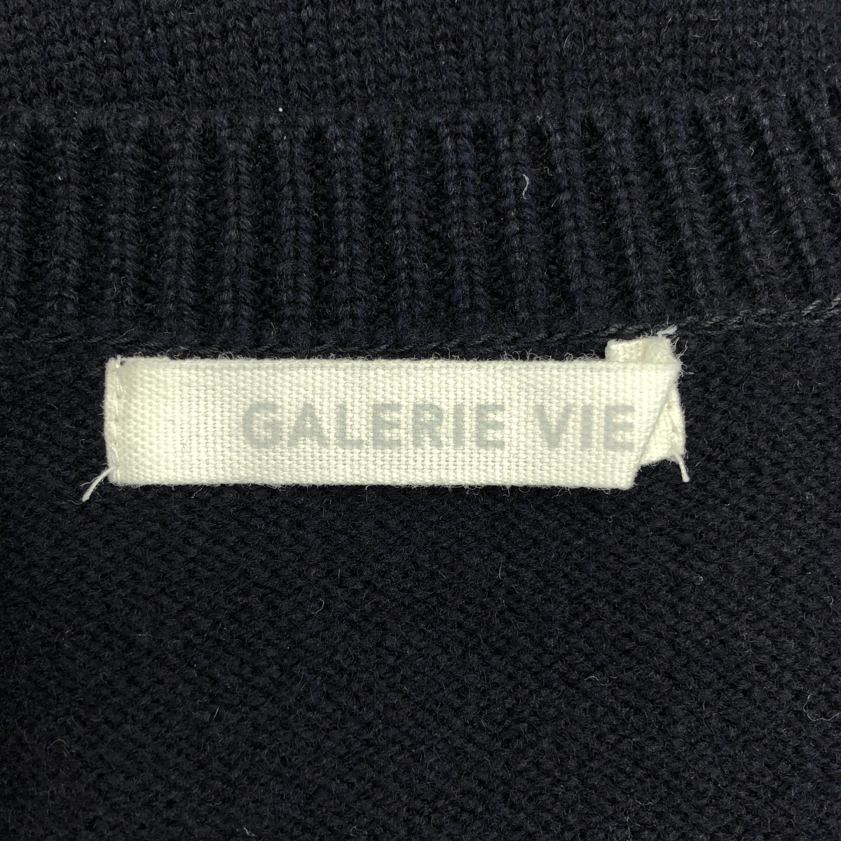 GALERIE VIE / ギャルリーヴィー ウール クルーネック ニット ベスト