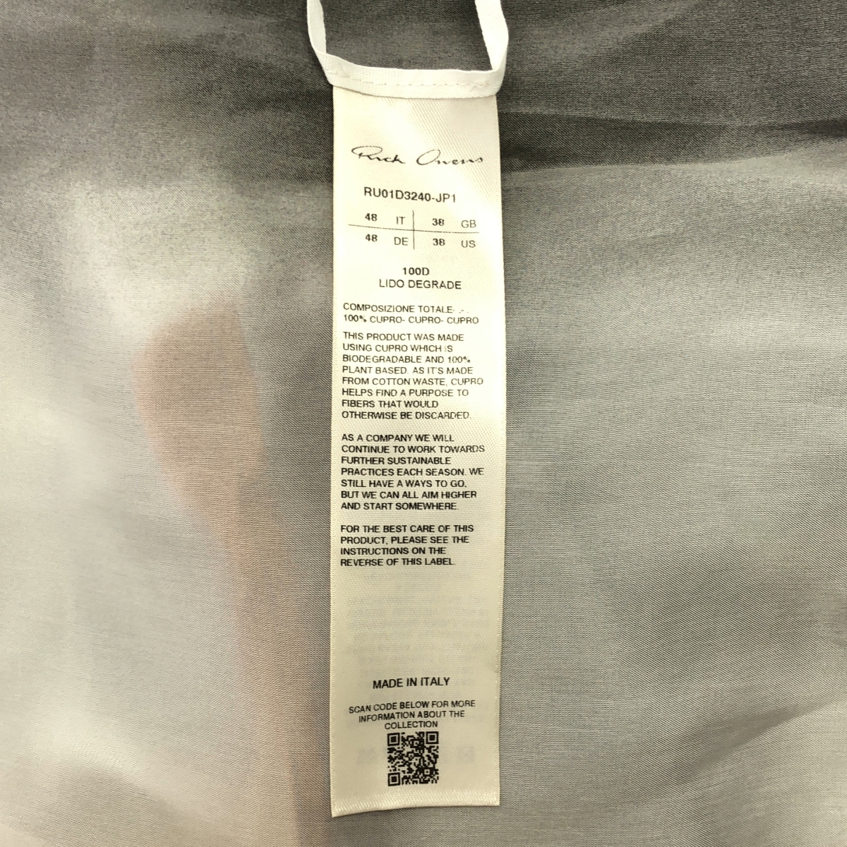 Rick Owens / リックオウエンス Jumbo Fogpocket Outer shirt / ジャンボフォグポケットアウターシャツ