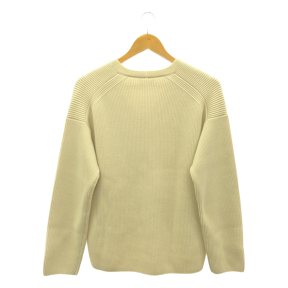 AURALEE / オーラリー SUPER FINE WOOL RIB KNIT V NECK P/O ファインウール リブ Vネックニット