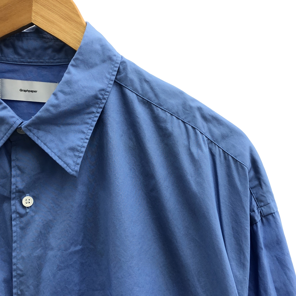 Graphpaper / グラフペーパー Broad Oversized L/S Regular Collar Shirt オーバーサイズ シャツ