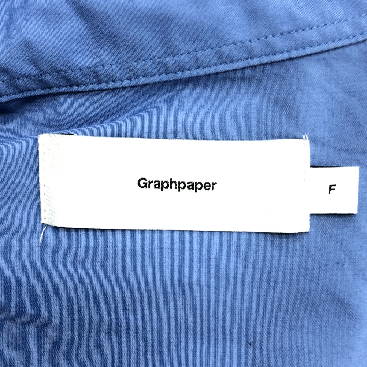 Graphpaper / グラフペーパー Broad Oversized L/S Regular Collar Shirt オーバーサイズ シャツ
