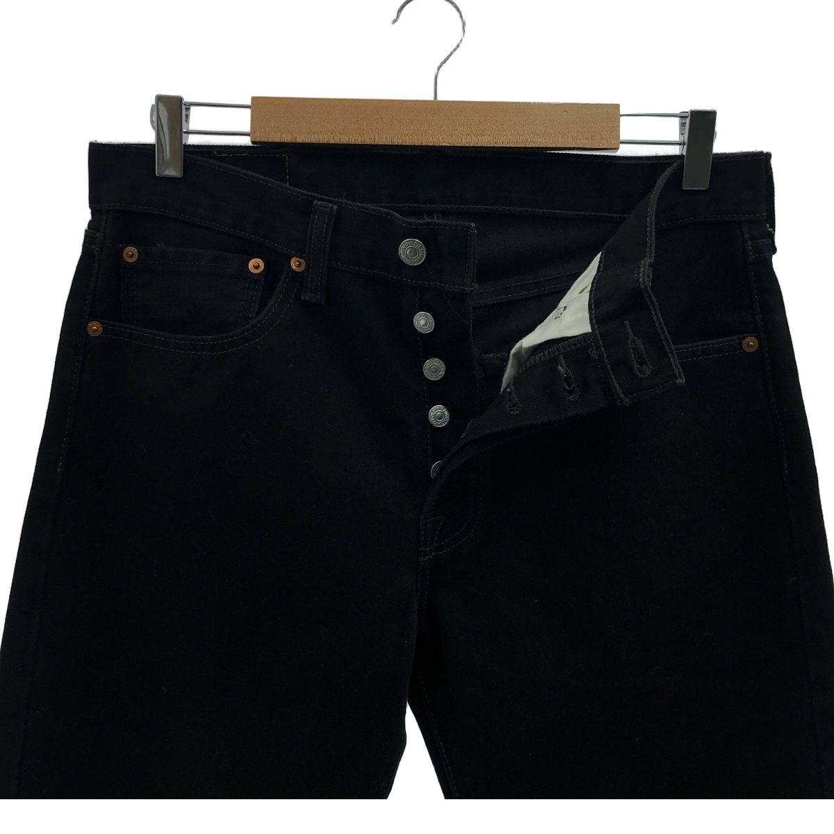 Levi's / リーバイス 501 / ブラック ストレート デニムパンツ