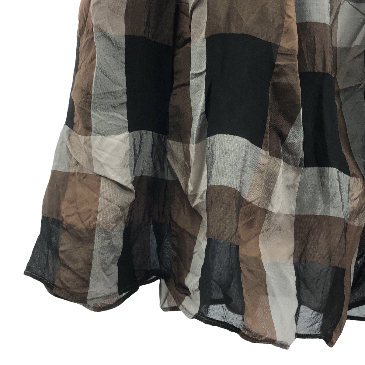 TODAYFUL / トゥデイフル Chambray Check Skirt シャンブレー チェック スカート