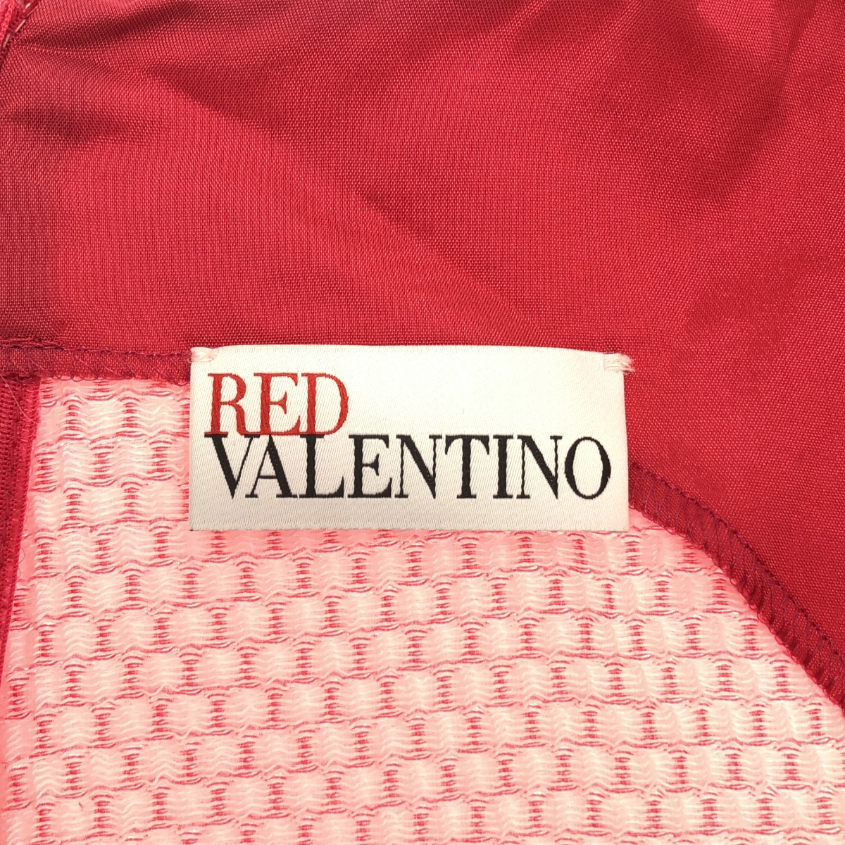 RED VALENTINO / レッドヴァレンティノ ドット コクーン ノースリーブ ワンピース