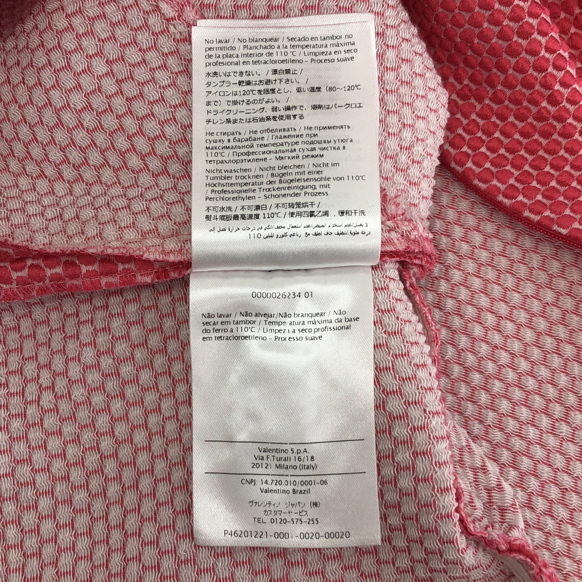 RED VALENTINO / レッドヴァレンティノ ドット コクーン ノースリーブ ワンピース