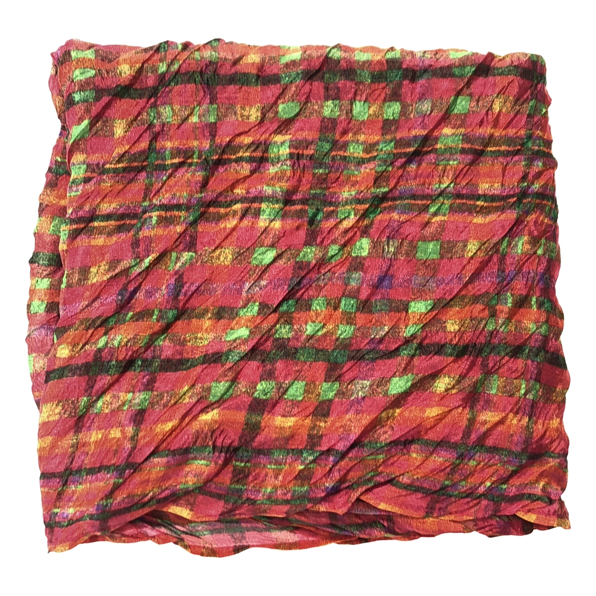 PLEATS PLEASE ISSEY MIYAKE / プリーツプリーズイッセイミヤケ 総柄 ワッシャー 大判 ストール