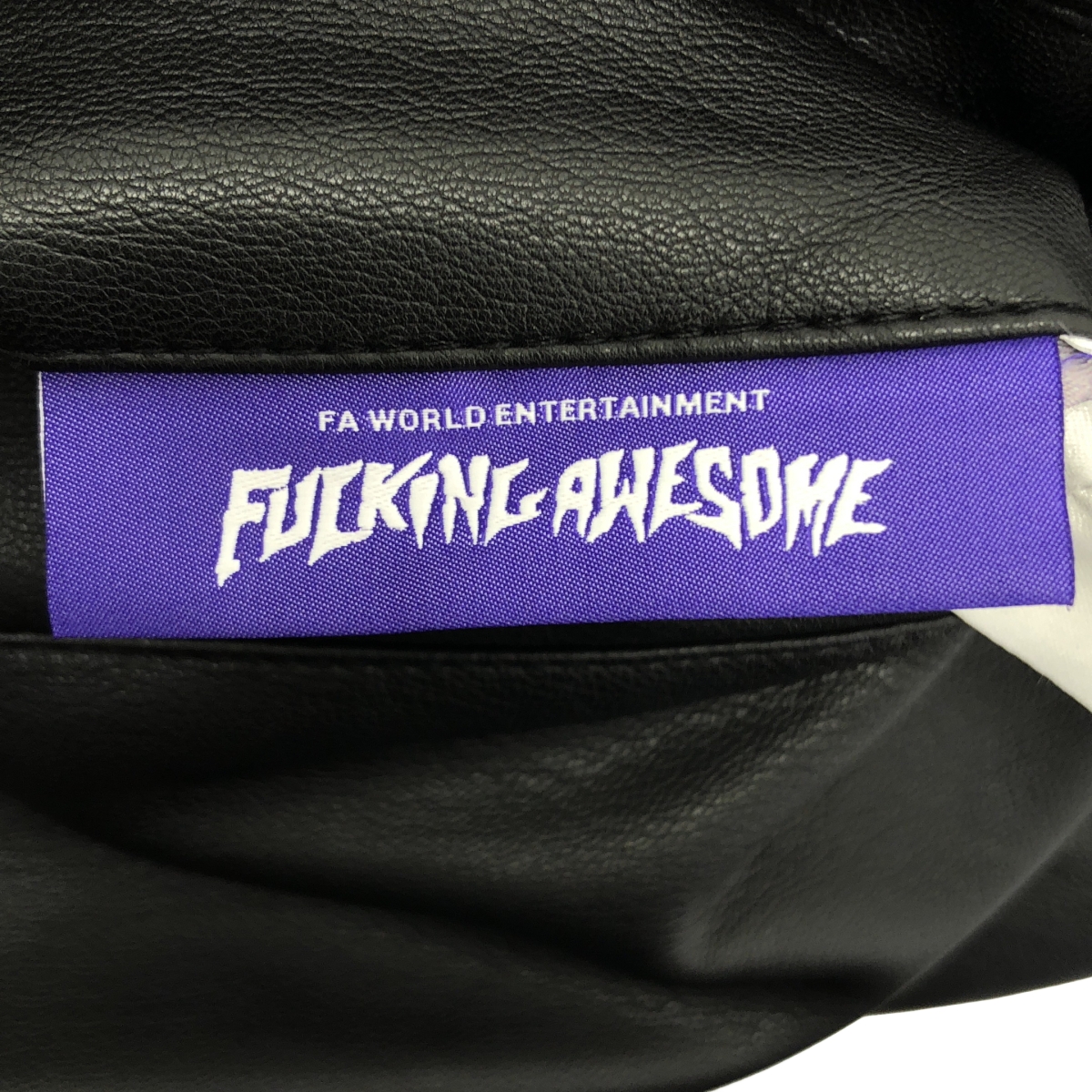FUCKING AWESOME / ファッキンオーサム フェイクレザー リバーシブルジャケット
