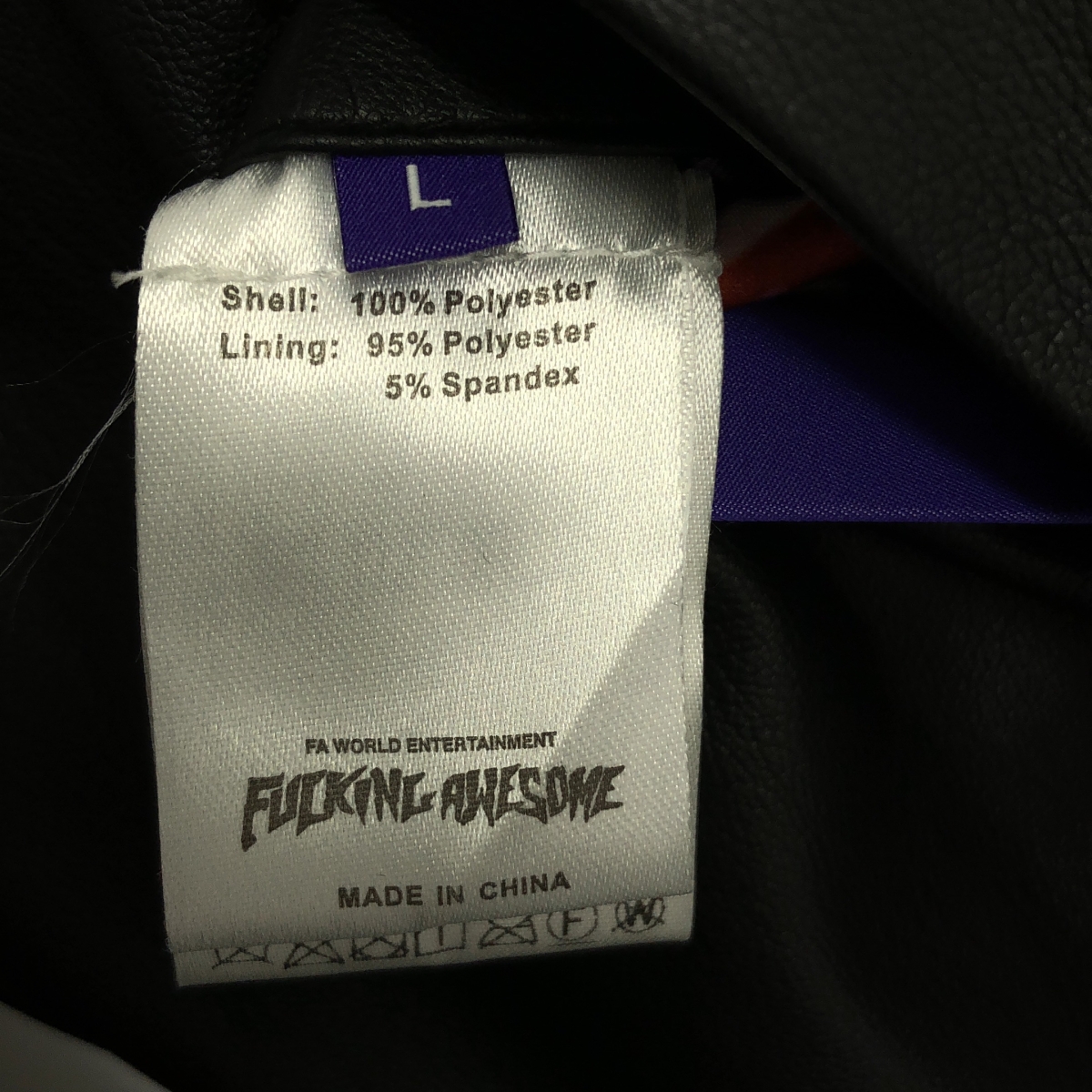 FUCKING AWESOME / ファッキンオーサム フェイクレザー リバーシブルジャケット