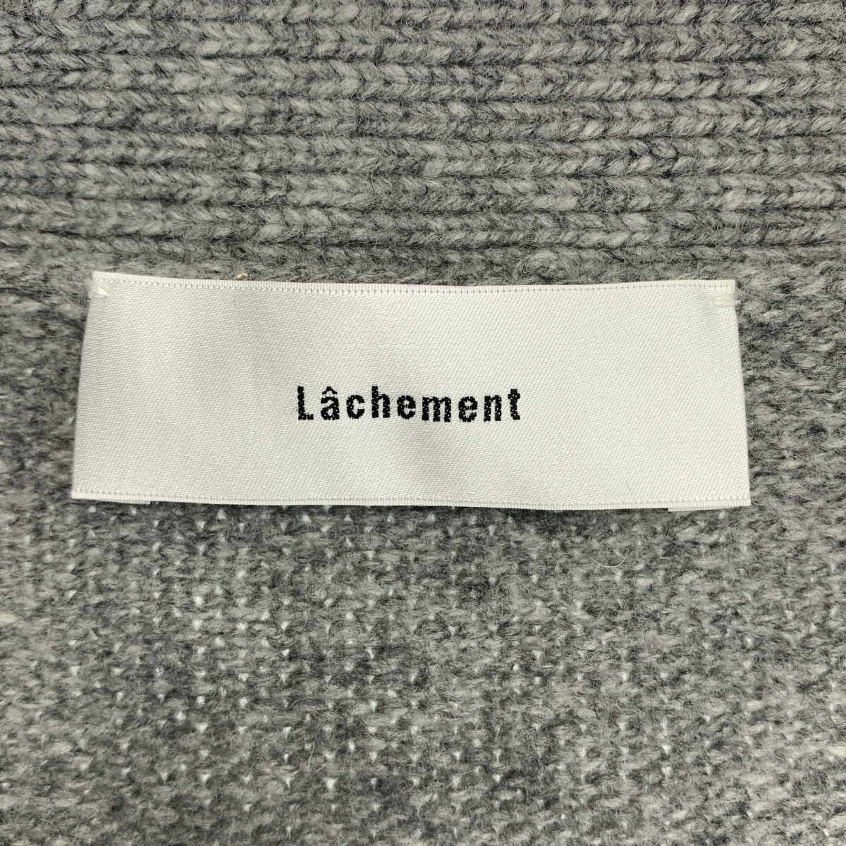 Lachement / ラシュモン フリンジ Vネック カーディガン