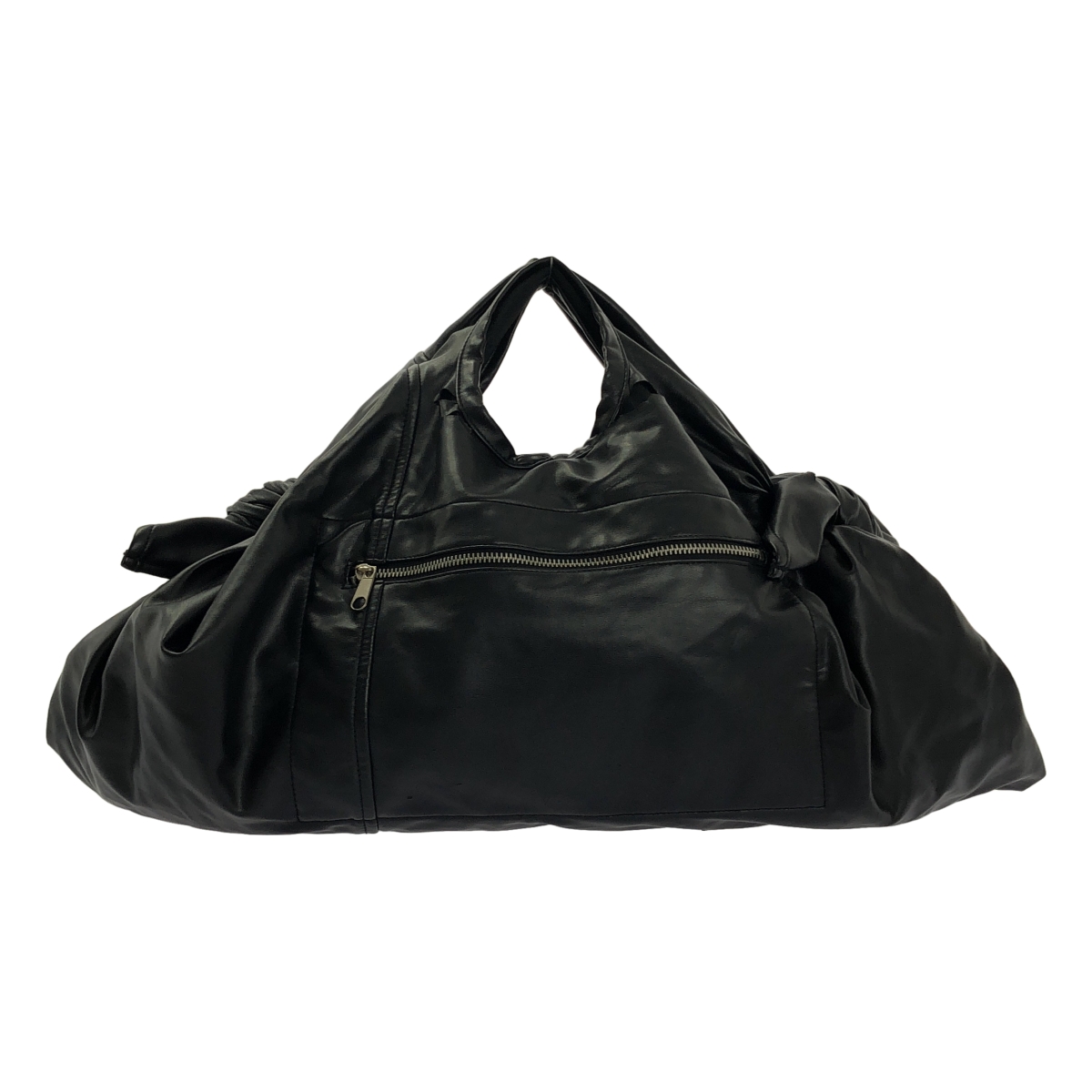 COMME des GARCONS COMME des GARCONS / コムコム エコレザー 風呂敷 ワイド ハンドバッグ