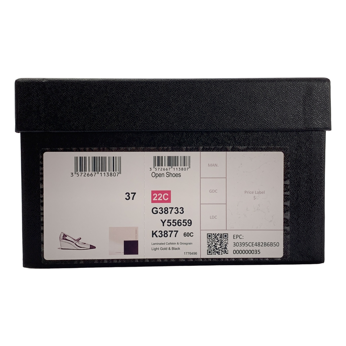 CHANEL / シャネル ココマーク メタリック バイカラー メリージェーン ポインテッドトゥ シューズ