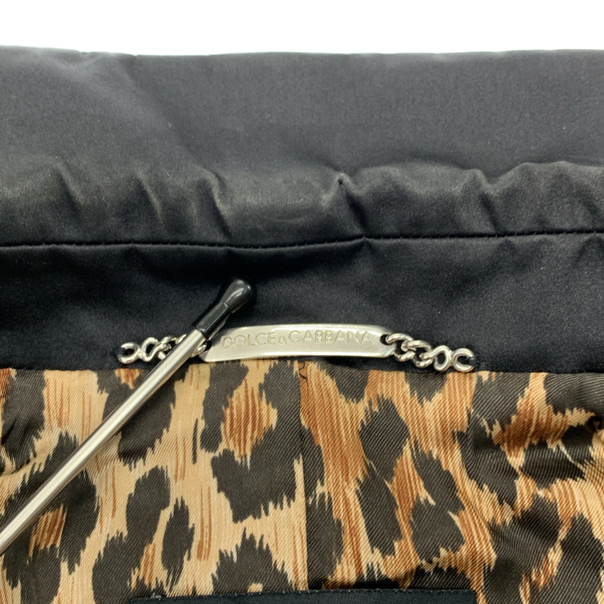 DOLCE＆GABBANA / ドルチェ＆ガッバーナドルガバ ラペル切替 裏地レオパード柄 テーラードジャケット