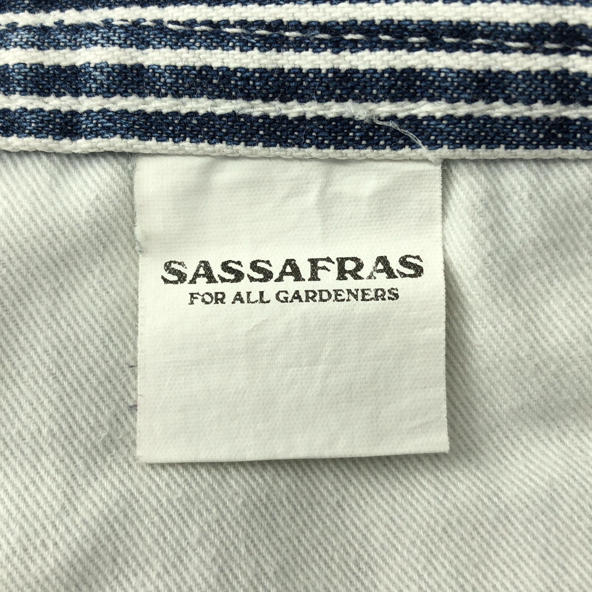 SASSAFRAS / ササフラス ヒッコリー ペインター ワーク ワイドパンツ