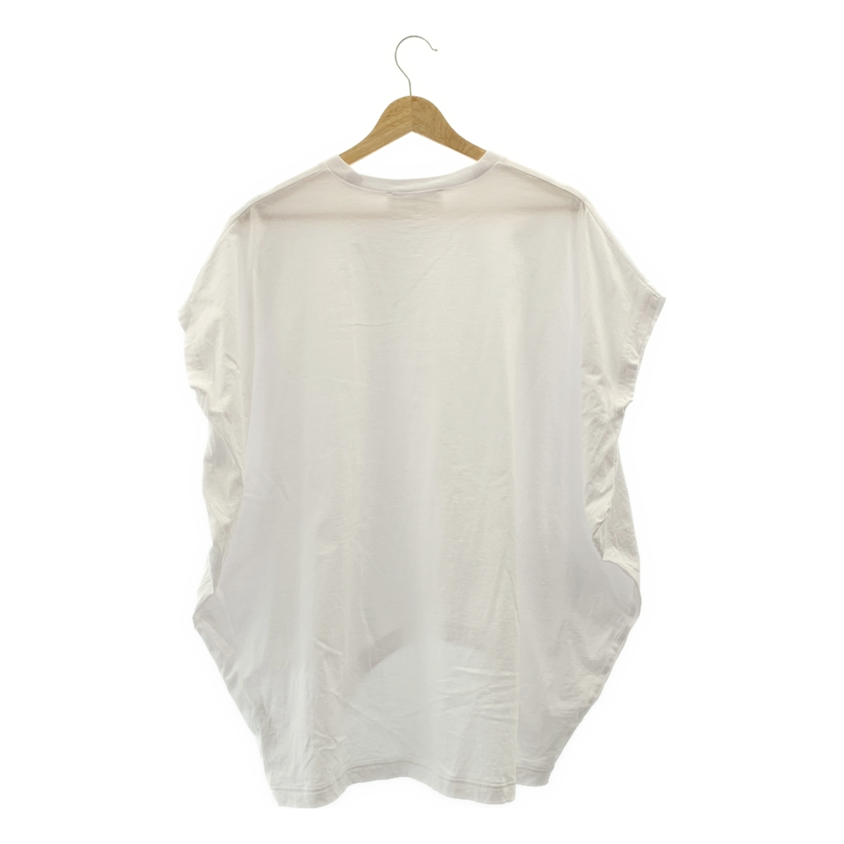 ENFOLD / エンフォルド WASHABLE HEXAGON T-SHIRT ウォッシャブル ヘキサゴン 変形 Tシャツ