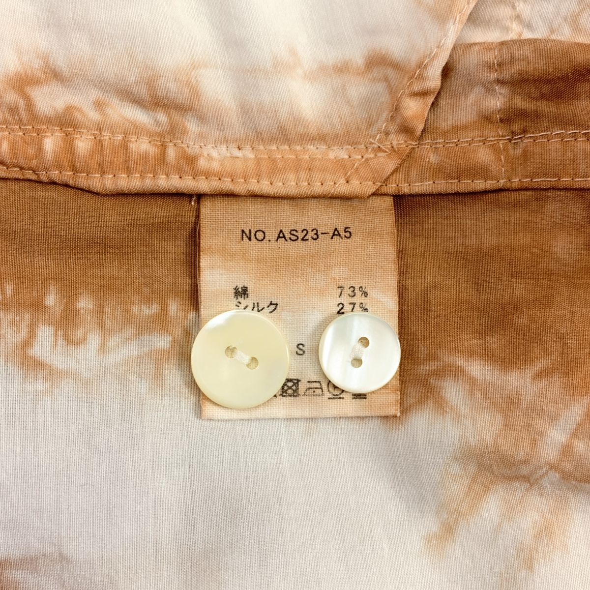 ARCHI / アーキ コットン シルク タック スラックス パンツ