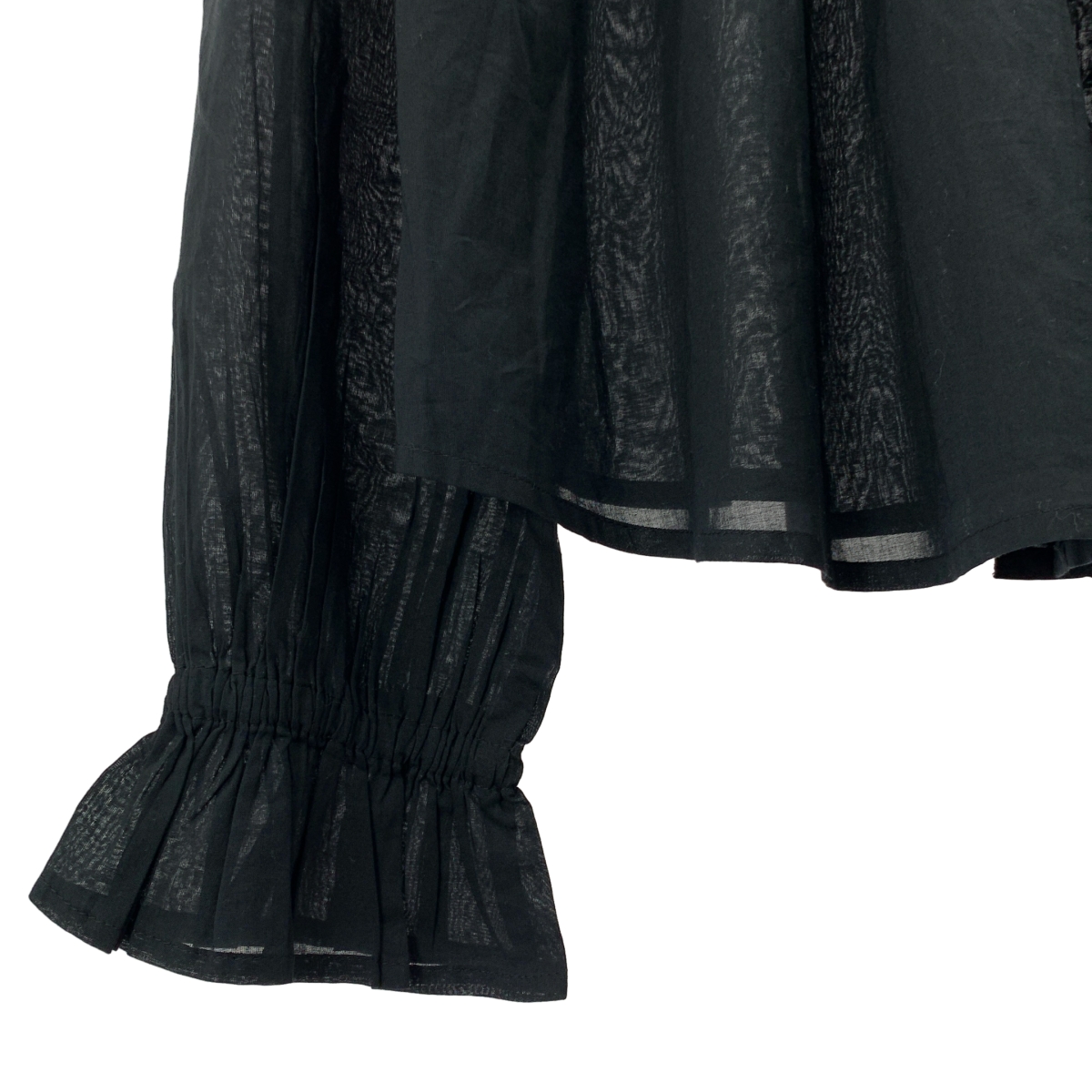 MERLETTE / マーレット ピンタック ビッグカラー シャツ ブラウス