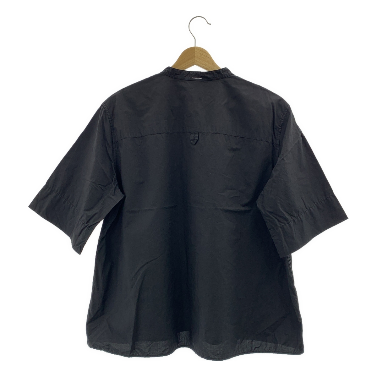 MHL. / エムエイチエルマーガレットハウエル COTTON RAMIE POPLIN コットン バンドカラーシャツ