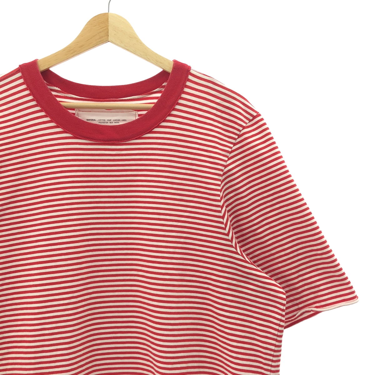 CAMIEL FORTGENS / カミエルフォートへンス S/S BIG TEE / ボーダー クルーネック オーバー Tシャツ カットソー