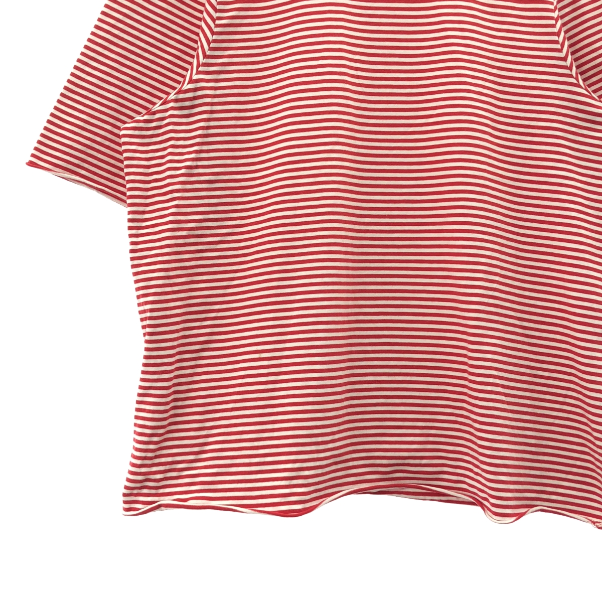 CAMIEL FORTGENS / カミエルフォートへンス S/S BIG TEE / ボーダー クルーネック オーバー Tシャツ カットソー