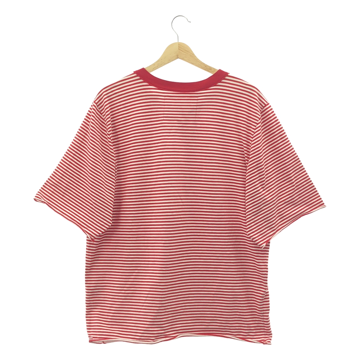 CAMIEL FORTGENS / カミエルフォートへンス S/S BIG TEE / ボーダー クルーネック オーバー Tシャツ カットソー