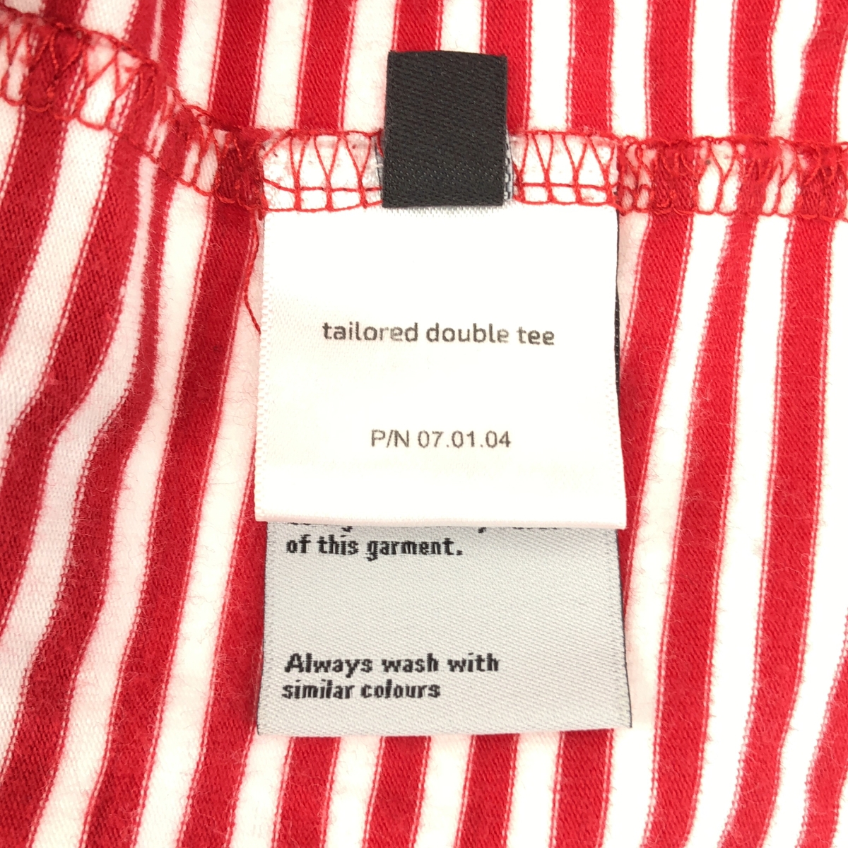 CAMIEL FORTGENS / カミエルフォートへンス S/S BIG TEE / ボーダー クルーネック オーバー Tシャツ カットソー