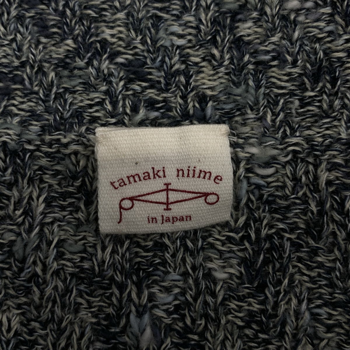 tamaki niime 玉木新雌 / タマキニイメ コットン マルチカラー プルオーバー ニット