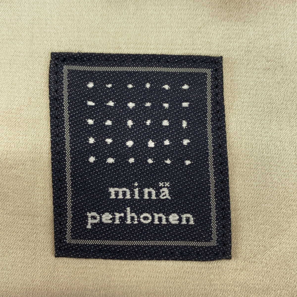 mina perhonen / ミナペルホネン soda water ウール シルク 総柄 ジャガード ノースリーブワンピース