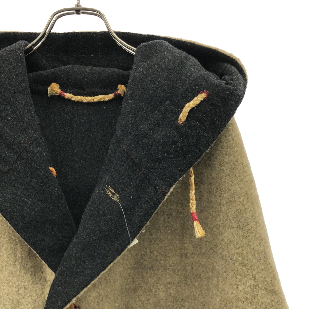 45r / フォーティファイブアール ウール フーデッド ロングコート