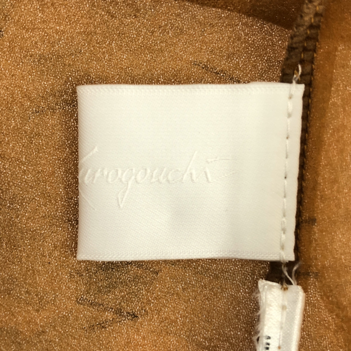 Mame Kurogouchi / マメクロゴウチ Marble Printed Plaid Sheer High Neck Top マーブルプリンテッド プレイド シアー ハイネック カットソー