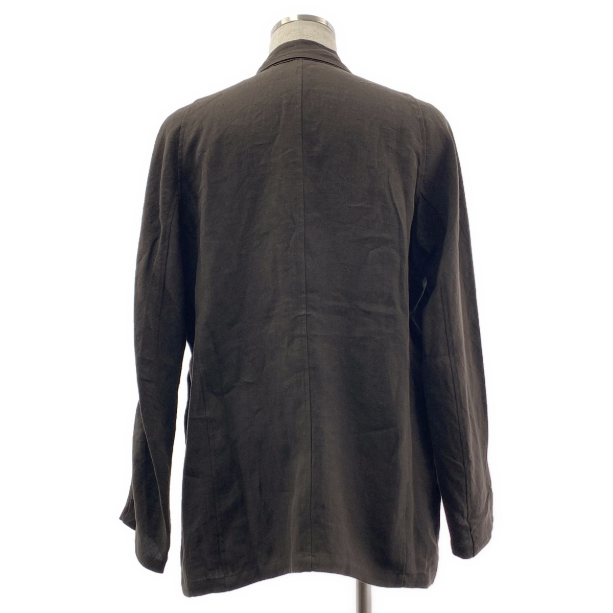 JURGEN LEHL / ヨーガンレール リネン シングルブレスト ジャケット / ドローストリング ワイド イージーパンツ