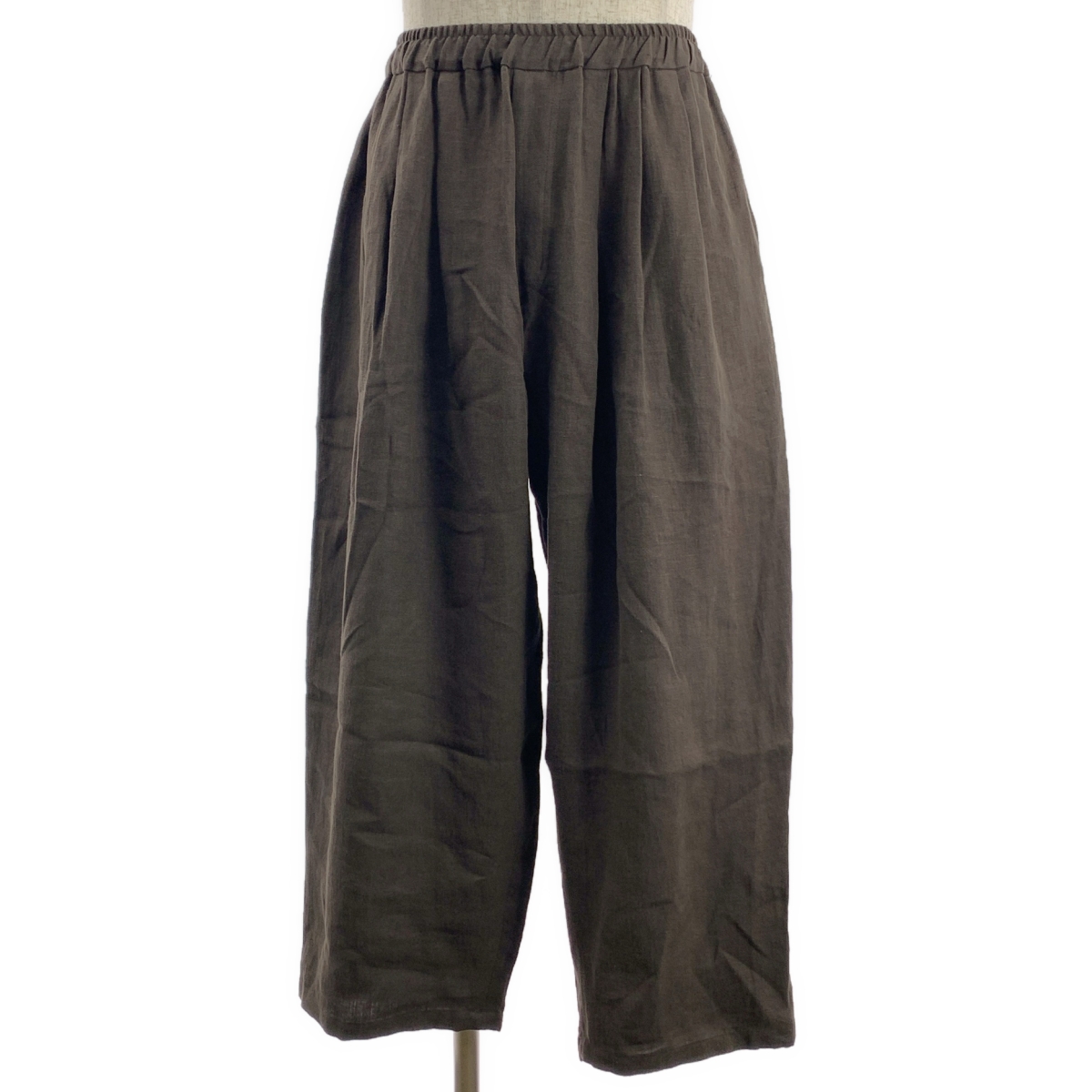 JURGEN LEHL / ヨーガンレール リネン シングルブレスト ジャケット / ドローストリング ワイド イージーパンツ