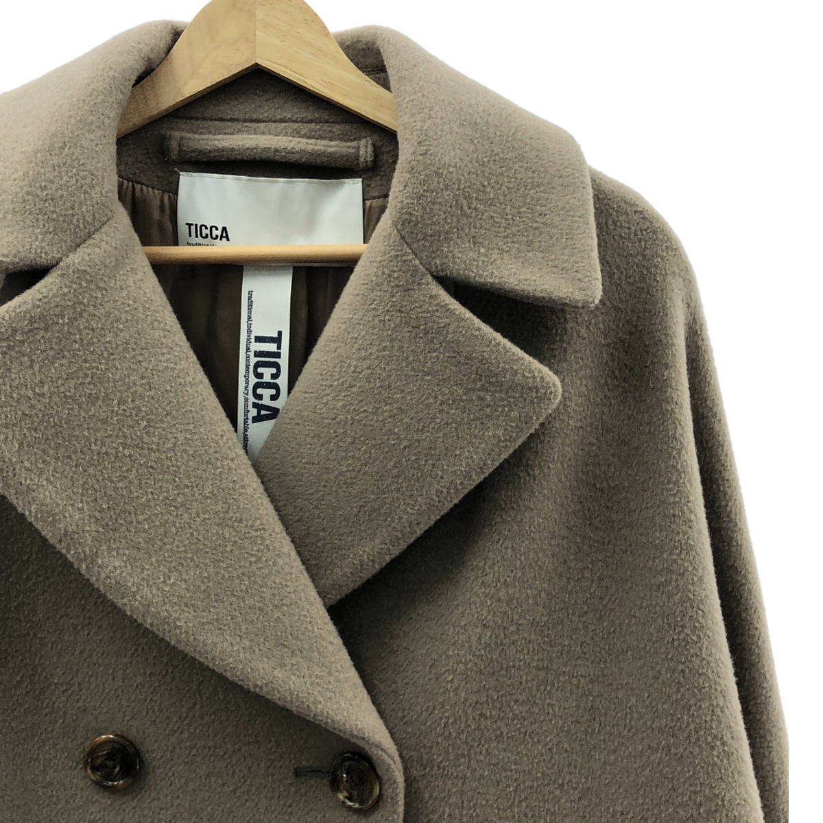 TICCA / ティッカ ウール テントコート