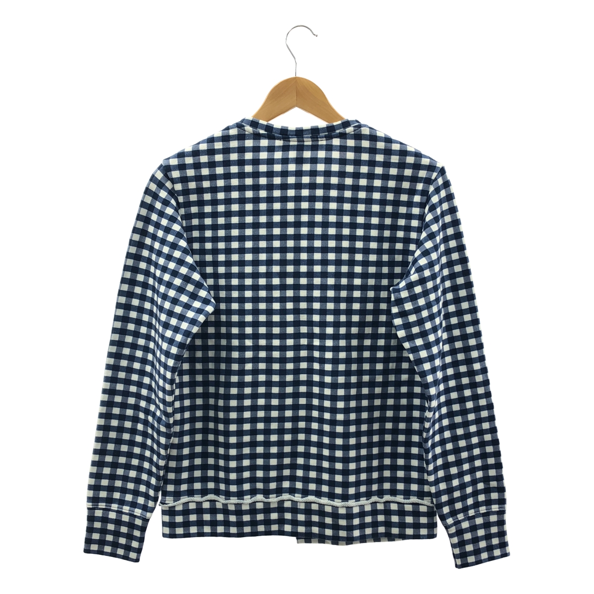 MARC JACOBS / マークジェイコブス ギンガムチェック リボンデザイン クルーネックスウェット